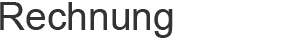 rechnung